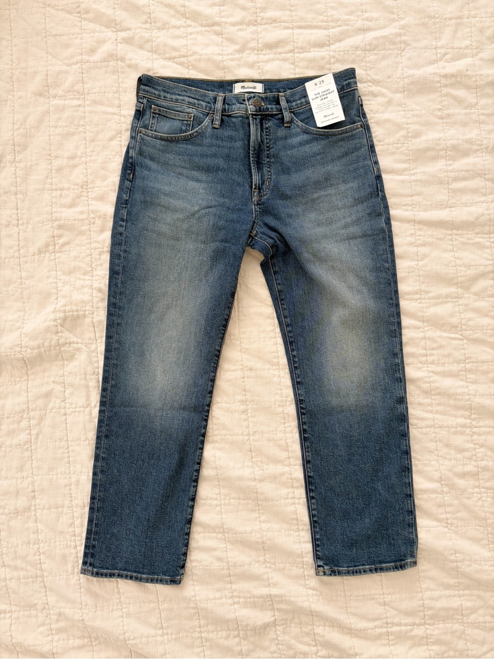 NWT Madewell “The Jules” Slim-Straight Jeans